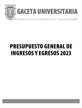Gaceta 515 - Presupuesto general de ingresos y egresos 2023