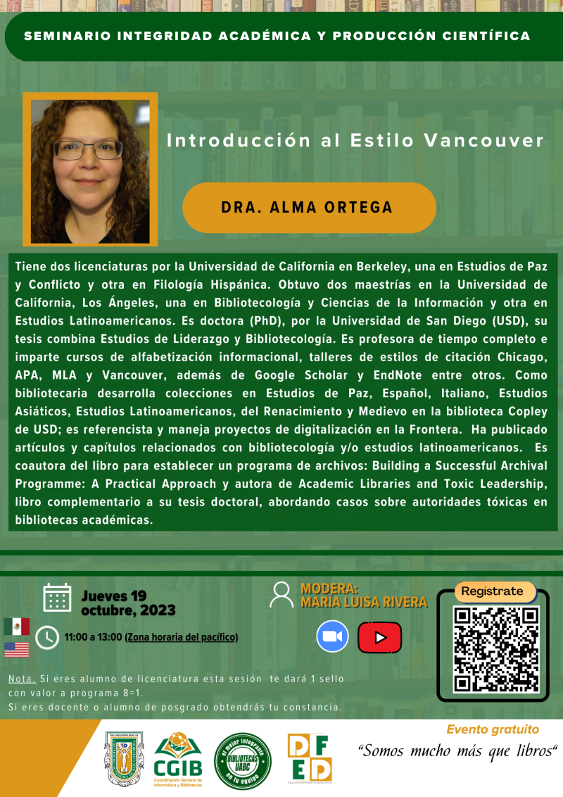 Dra. Alma Ortega