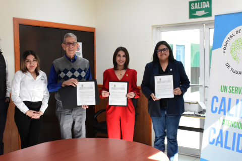 UABC firma convenio con el Hospital de la Salud Mental de Tijuana